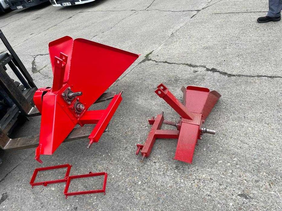 Tocator crengi dupa tractor