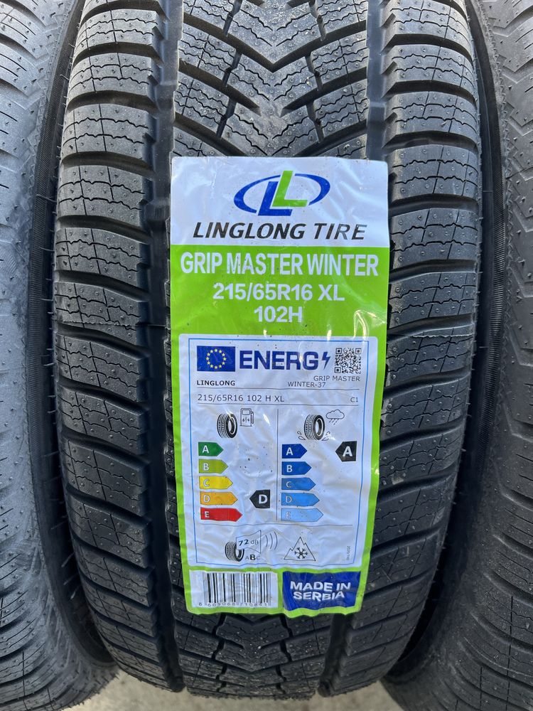 4 anvelope noi iarna m+s 215/65 R16 LingLong dot 2024 Garantie 2 ani