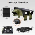 Cort auto overlanding OFERTA NOU 3-4 persoane plafon portbagaj SAN HIM
