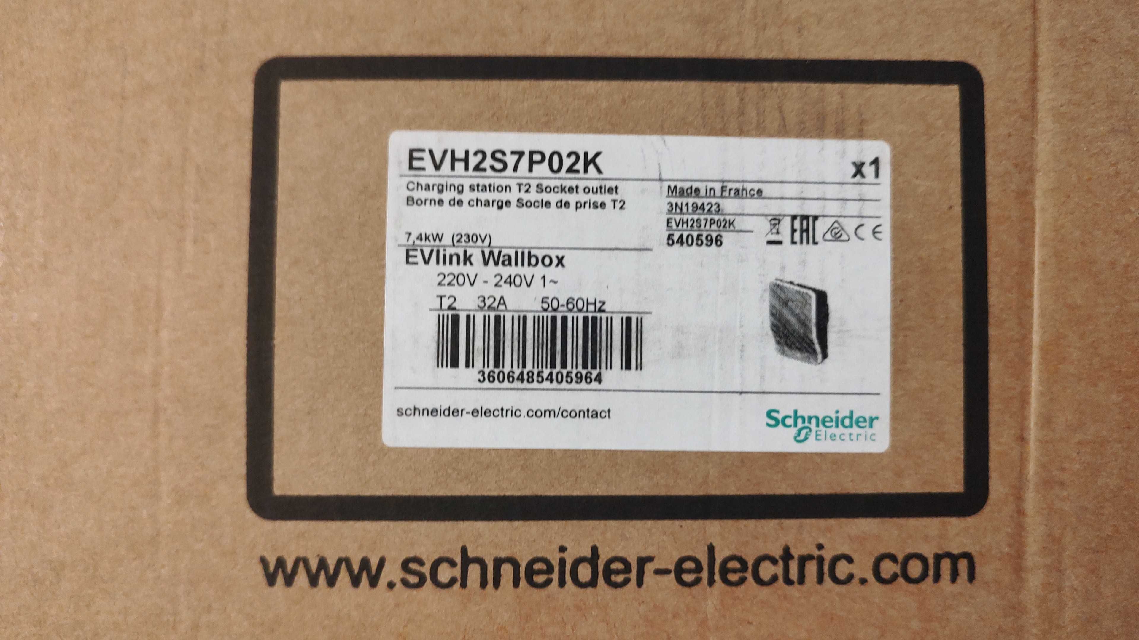 Wallbox Schneider EVlink - 7.4 KW (230 V)