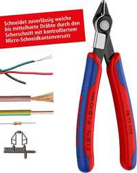 Knipex електричарски клещи, странични резачки 125 мм, Германия