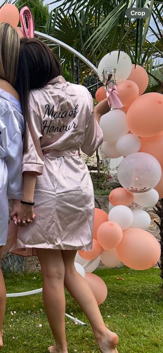 Сатенени халати за Булка и Кума