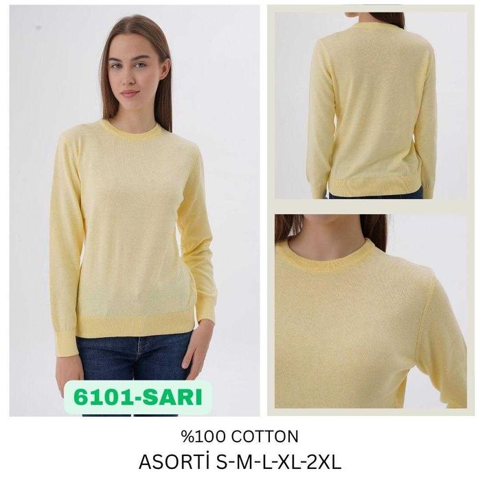 Качествени памучни дамски пуловери