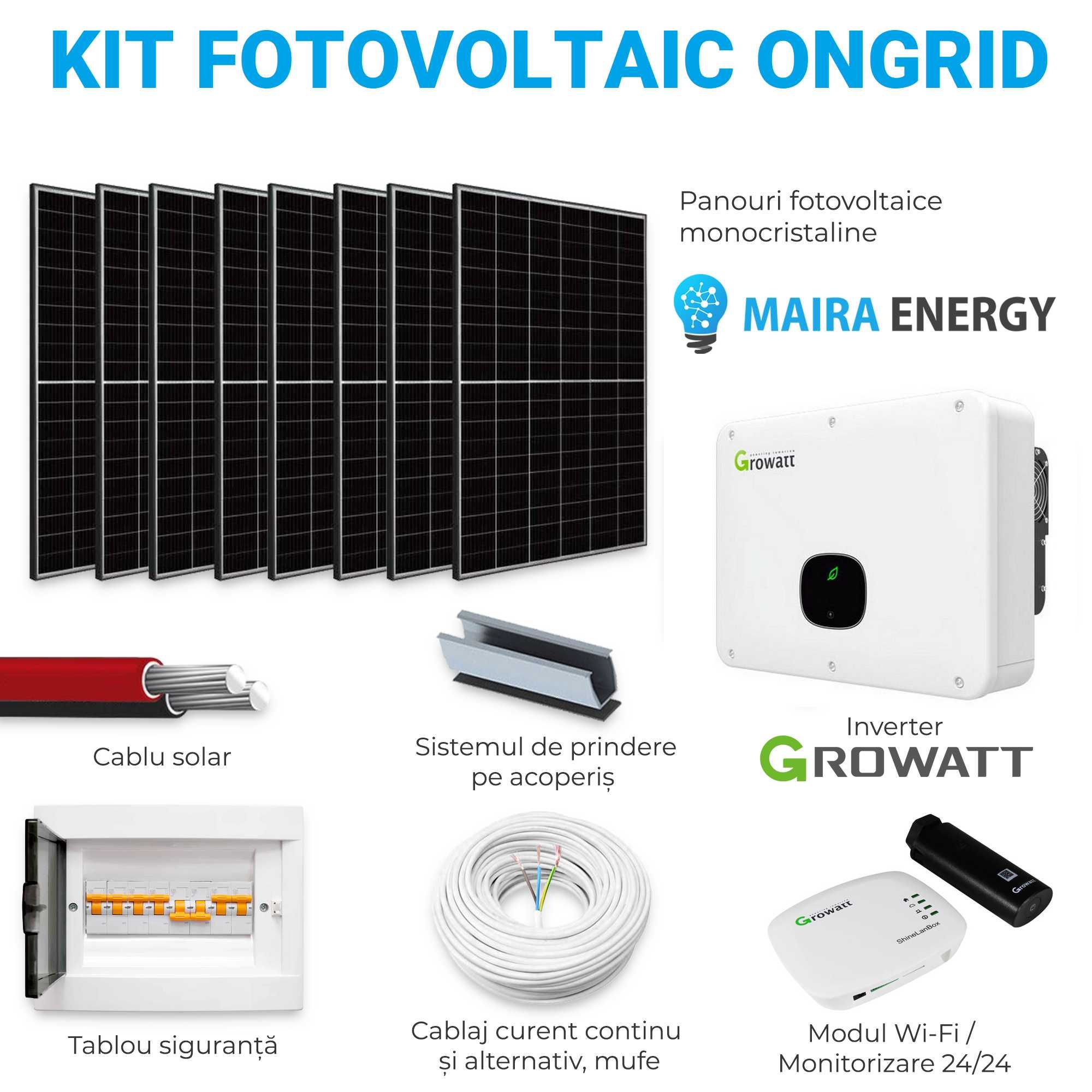 Instalare Sistem Fotovoltaic, rezidential / industrial by MAIRA ENERGY