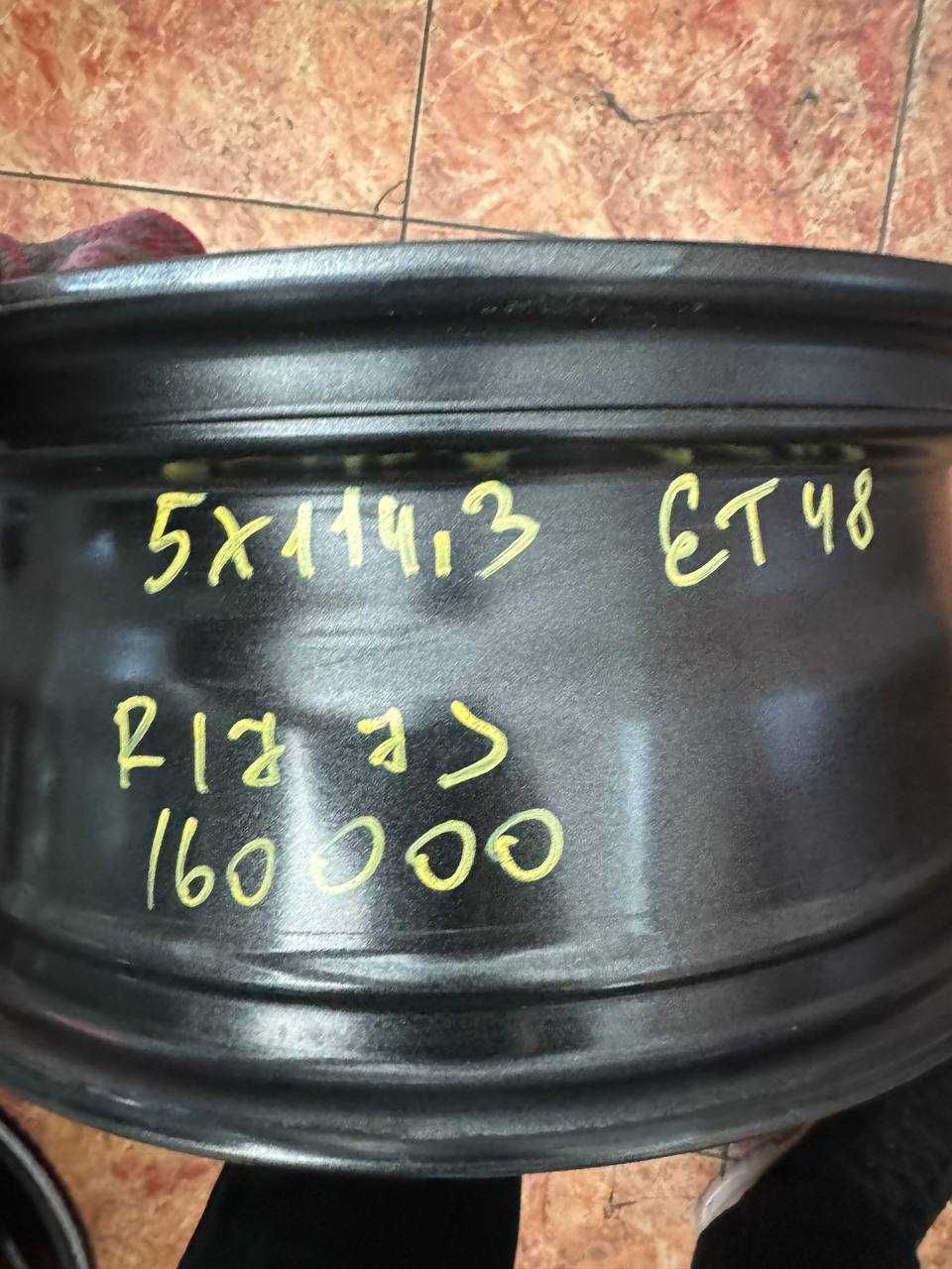 Диски титановые комплект  R17 5x114.3 ET48 7J