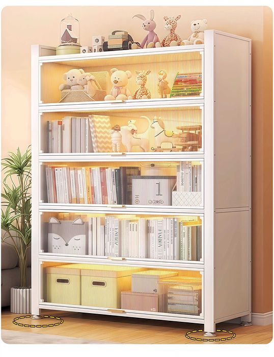 Книжный шкаф / пылезащитная книжная полка/кўп қаватли китоб шкафи