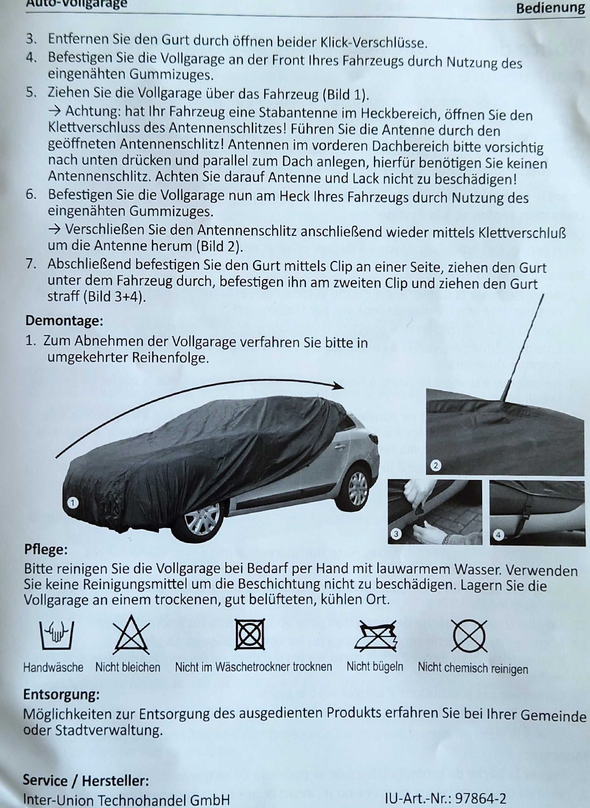 Покривало за SUV, Джип, Автомобил тип "Баничарка". Made in Germany.