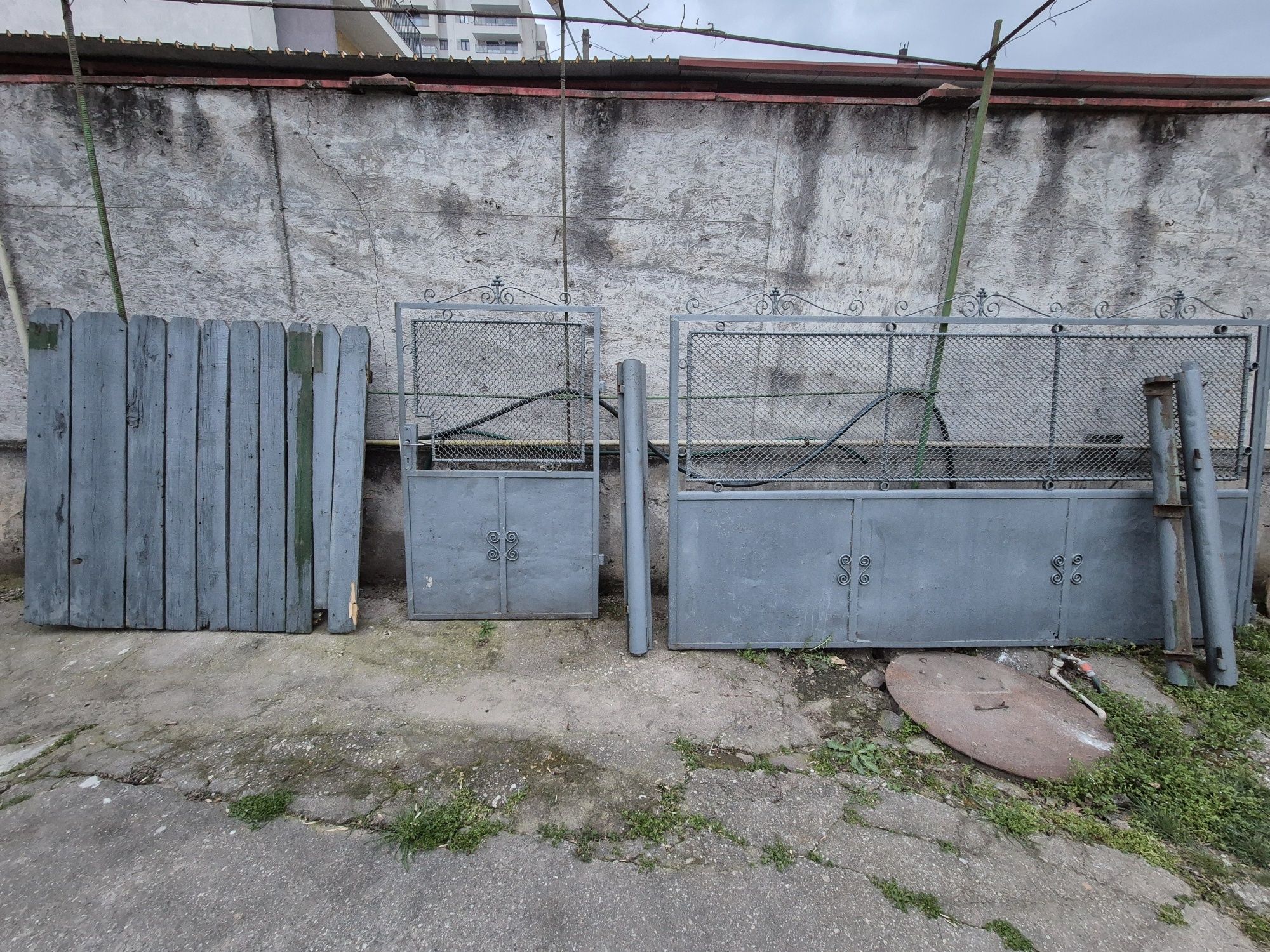 Vand gard metalic + poartă