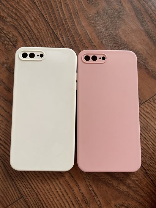 Чехол на +7 цвет: белый, розовый..