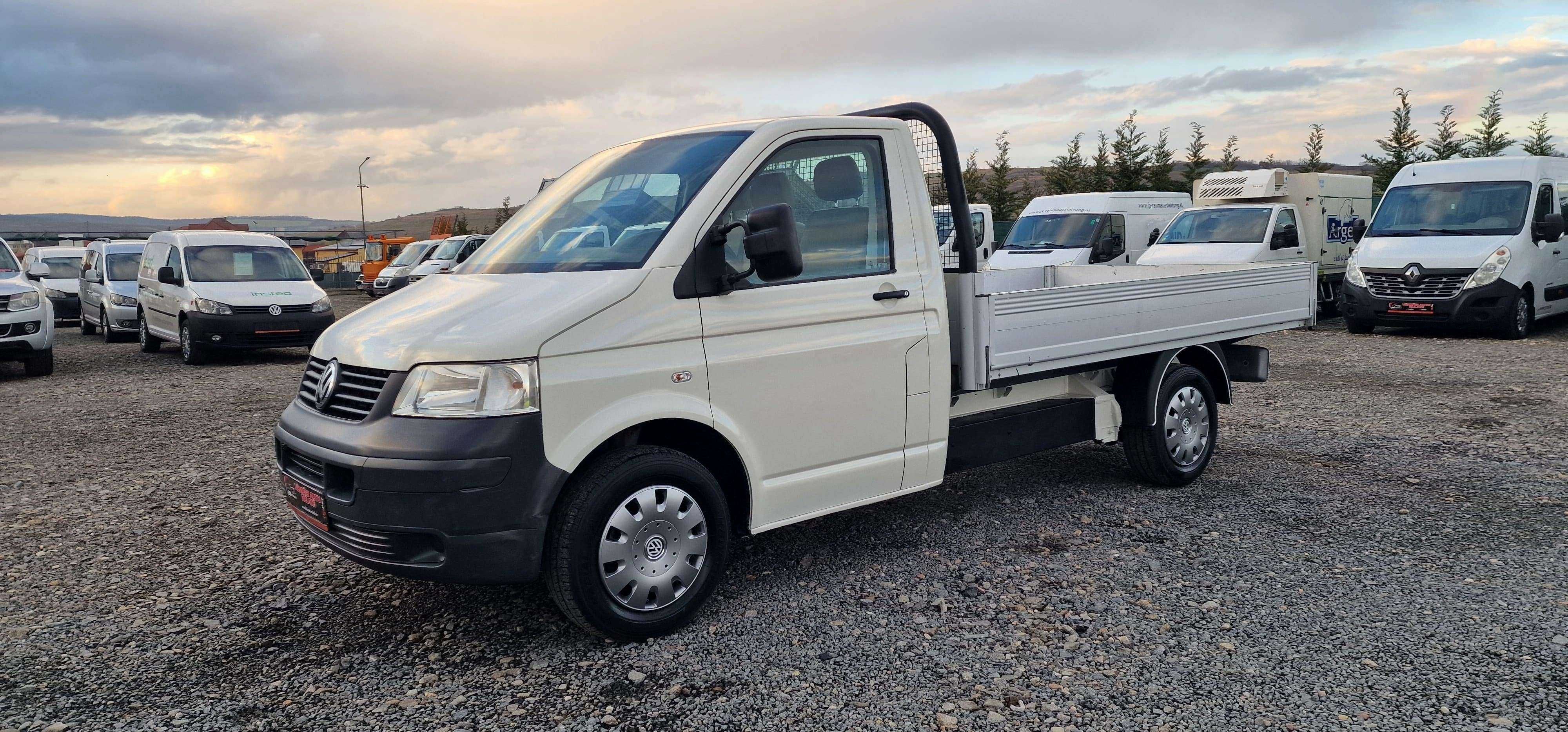 Volkswagen T5 Pickup, 1.9 TDI, 122.780 km, lada 3m,  A/C,  07/2009