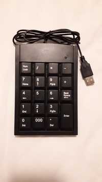 Tastatură numerica cu cablu și USB