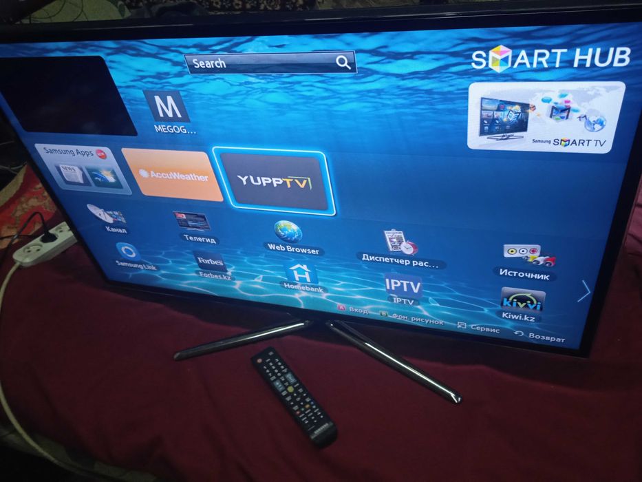 Тв Самсунг 40" дюймов + Смарт Твбокс .WiFi .YouTude