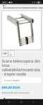 Scara pliabila barca/piscina INOX TRANSPORT GRATUIT