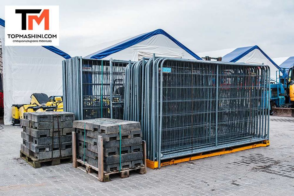 Наем на прозирна строителна ограда/ на метър