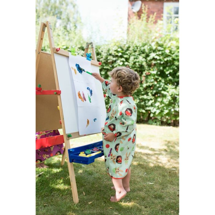 Scaun de masa Antilop Ikea si baveta Tidy Tot