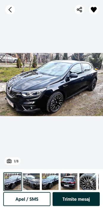Vand roti r 18  ( 5×114,3 ) j 8  ET 40 renault megane 4