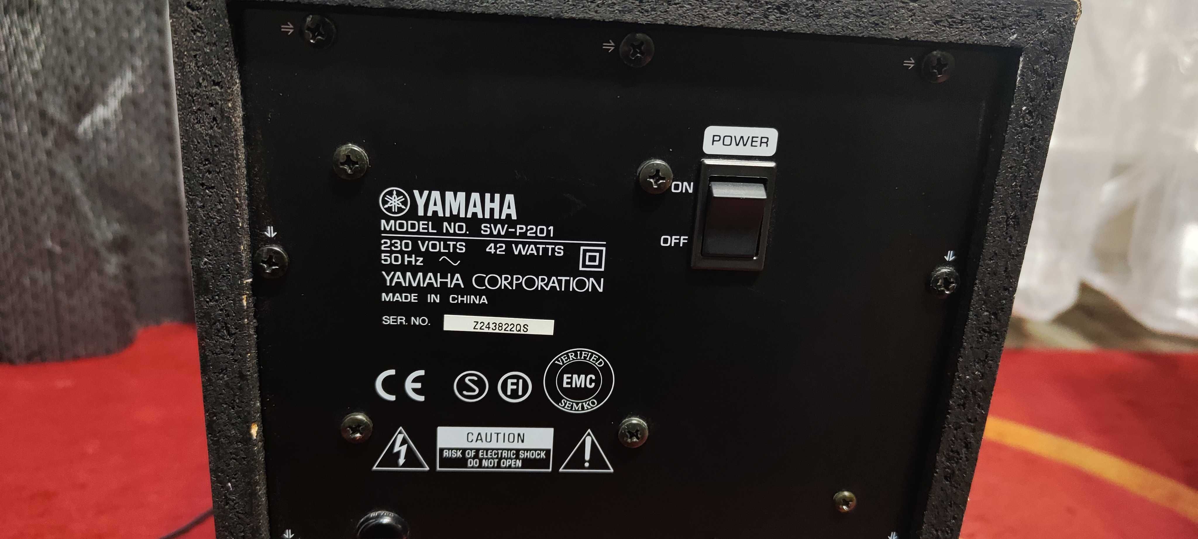 Subwoofer Audio Activ Yamaha SW-P201 Cu Statie Interna pt El