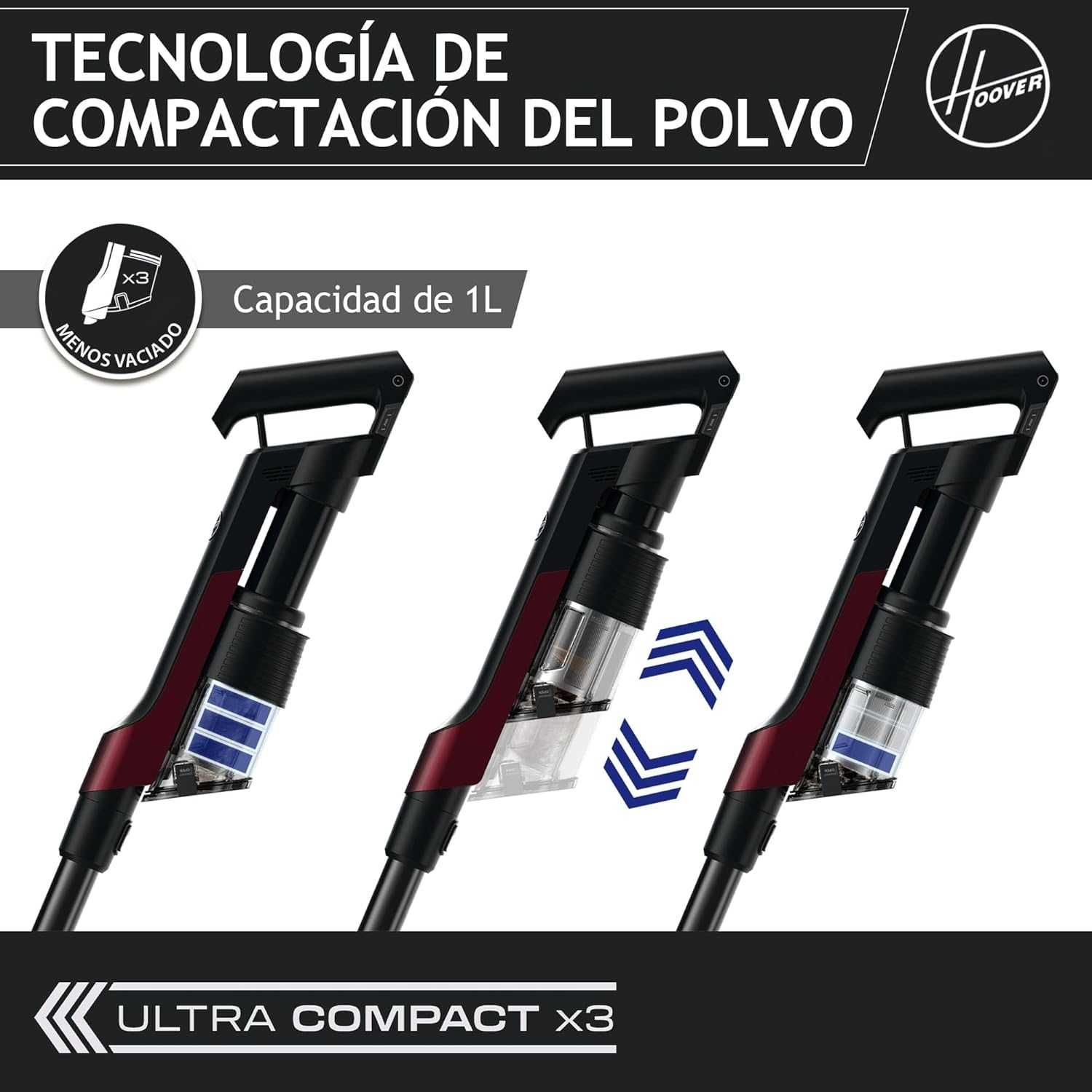Вертикална прахосмукачка Hoover HF2 (HF201H 011)