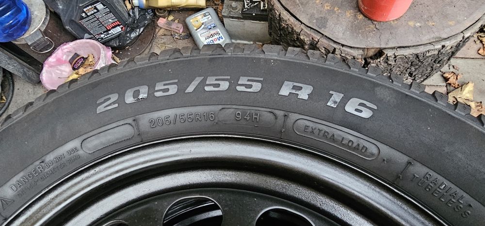 Jante vw 205.55.16 tabla dot 2023 iarna,7mm,ET50