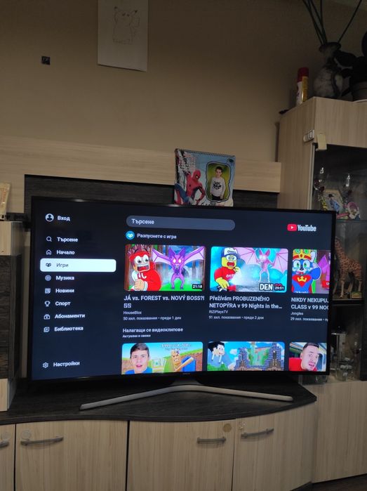 Смарт Телевизор SAMSUNG CURVED 55 инча Ultra HD 4K