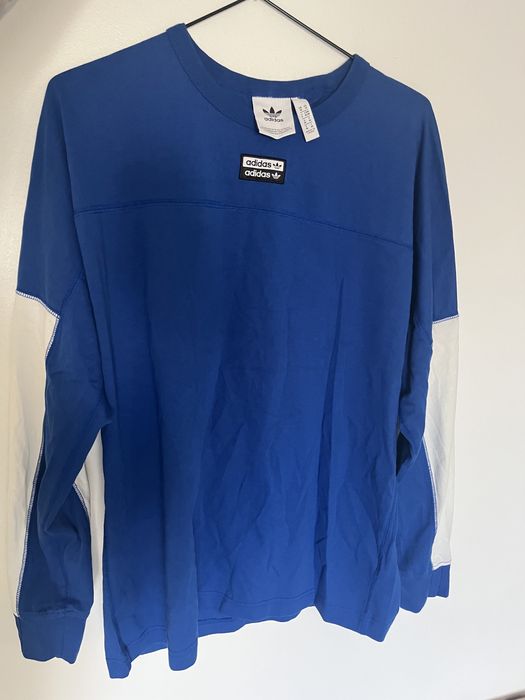 Bluza Adidas albastru alb