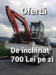 Închiriez miniexcavator bobcat escavator încărcător picon săpături dem
