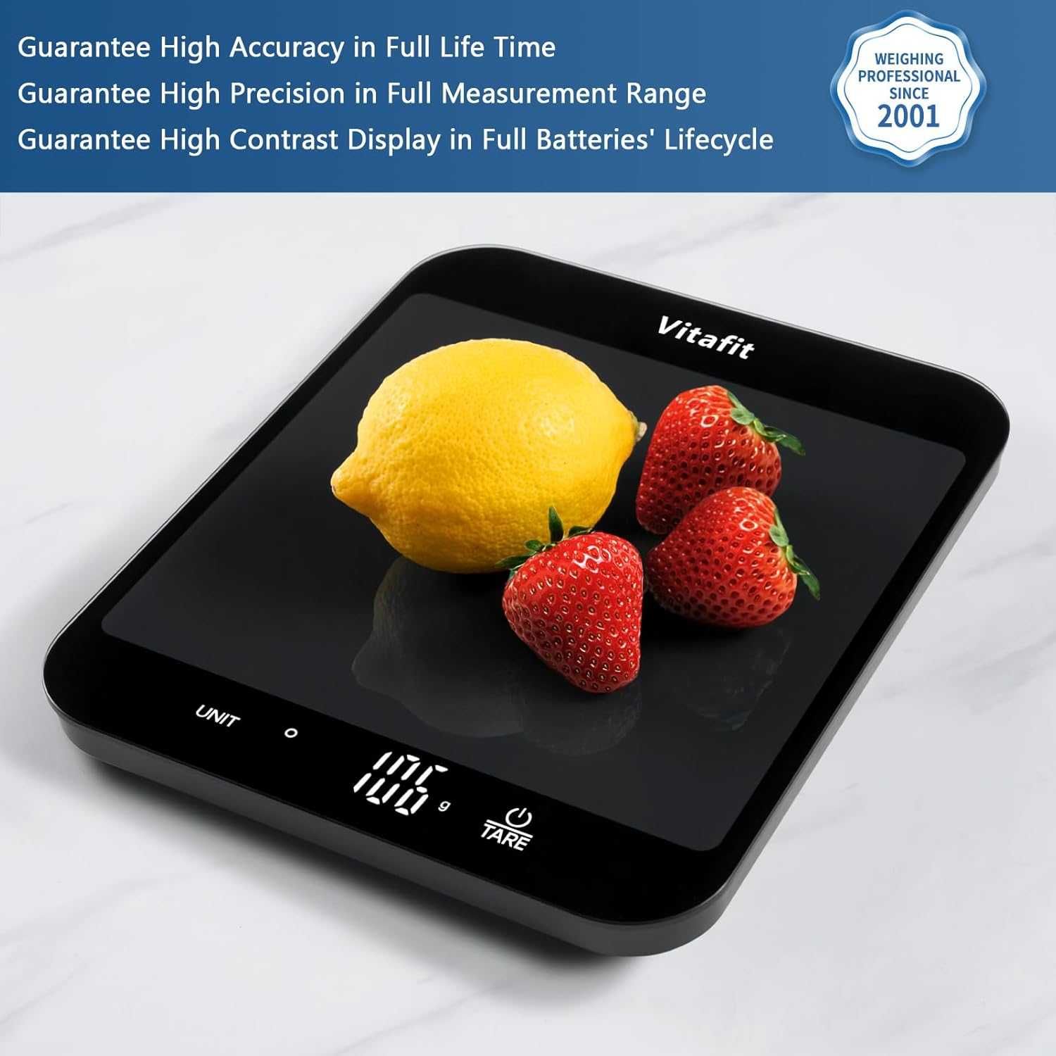 Цифрови кухненски везни Vitafit 15 кг