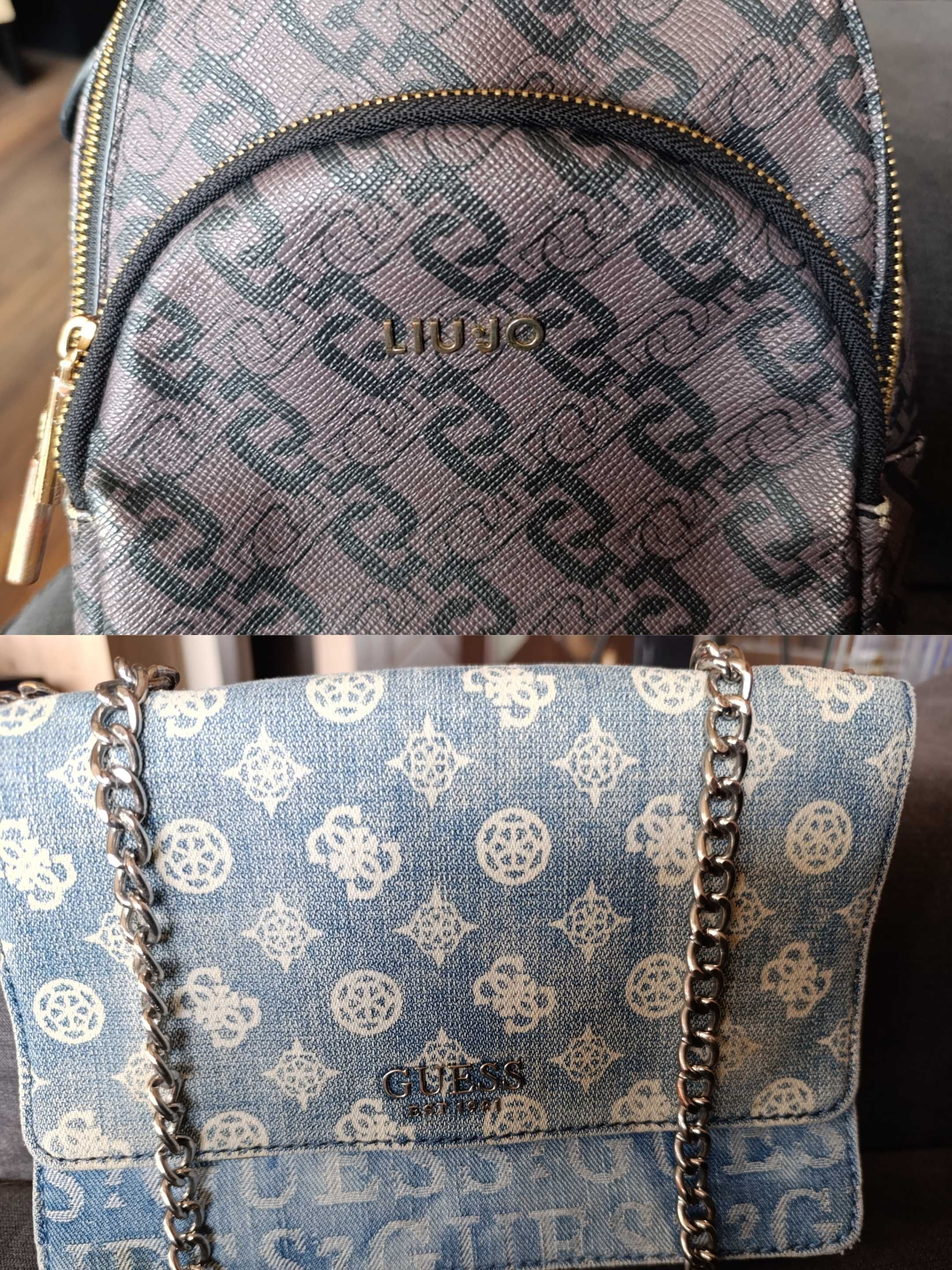 Чанта Guess и раница Liu Jo