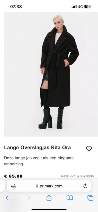 Palton Primark Rita Ora