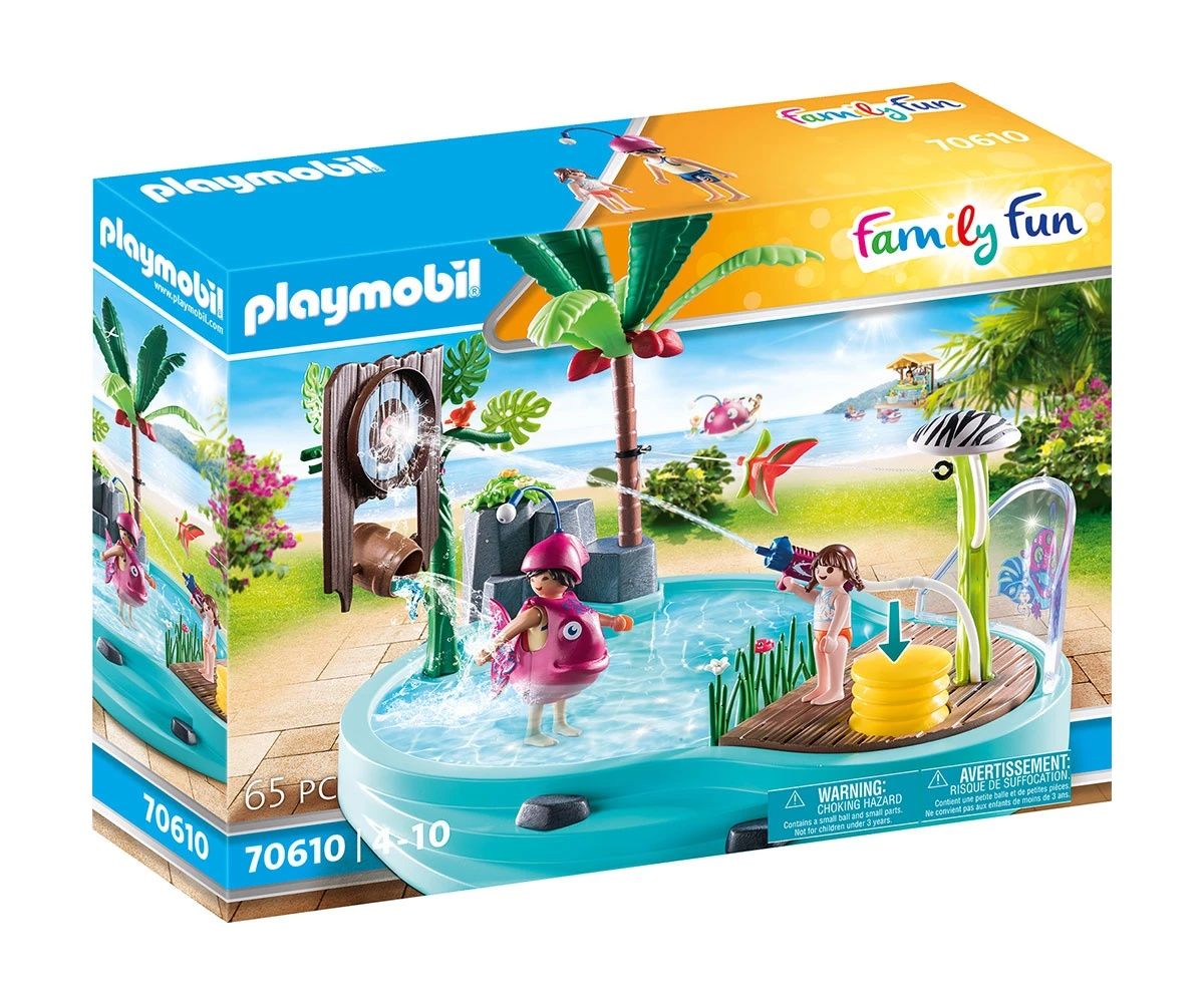 Playmobil - Малък басейн с пръскачка за вода