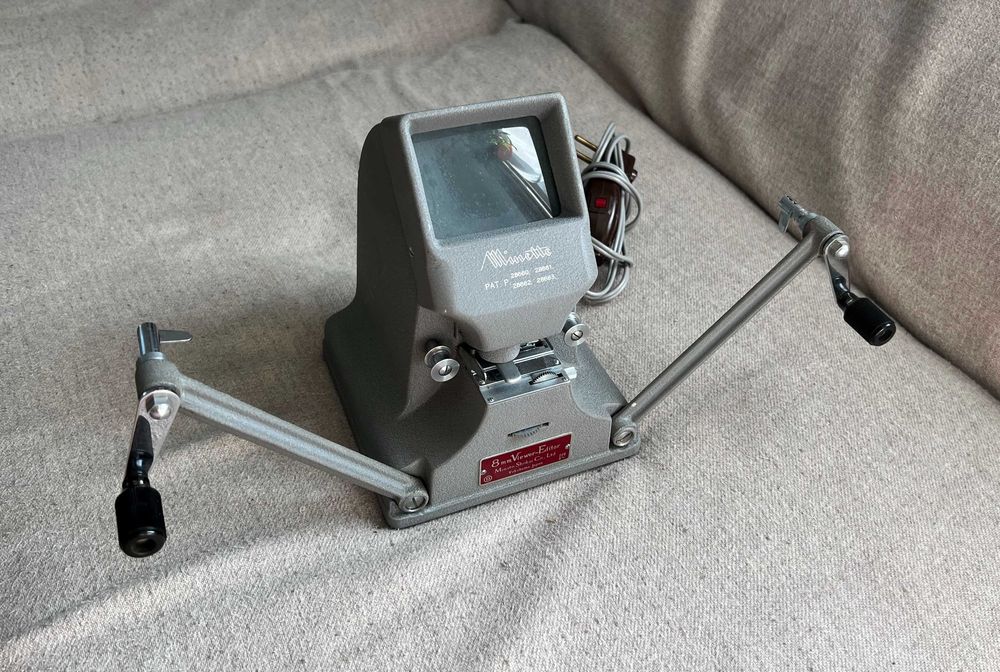 Editor și vizor Minette 8mm vintage, Minato Shokai Japonia