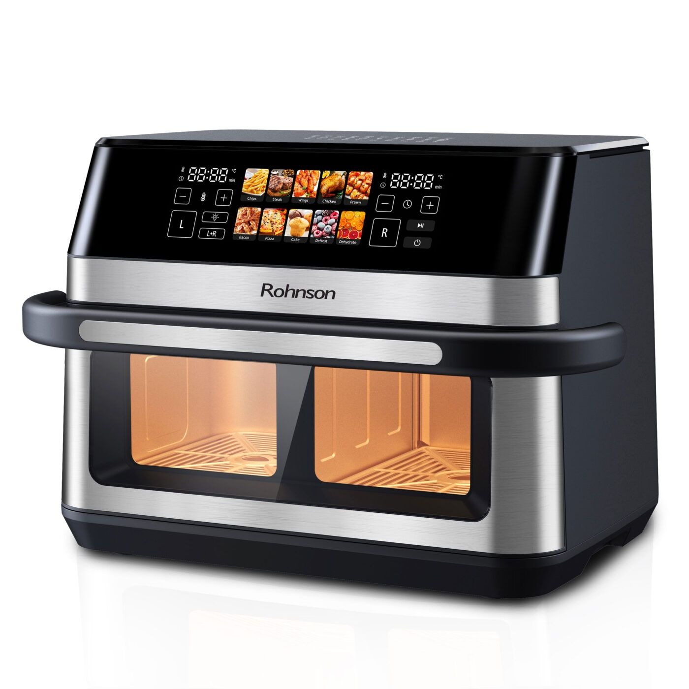 Нов air fryer фритюрник с горещ въздух Rohnson R2882 12 литра