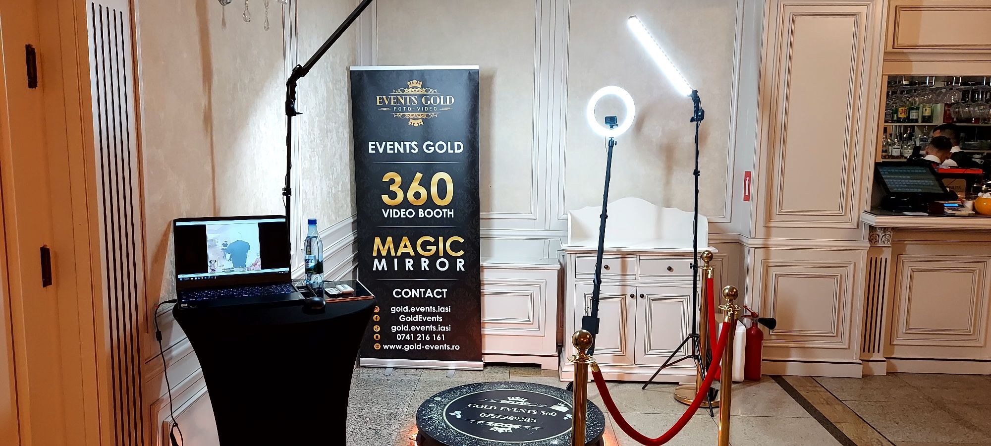 Cabina foto/ Oglinda magica (magic mirror)/360 Video Booth, Platforma