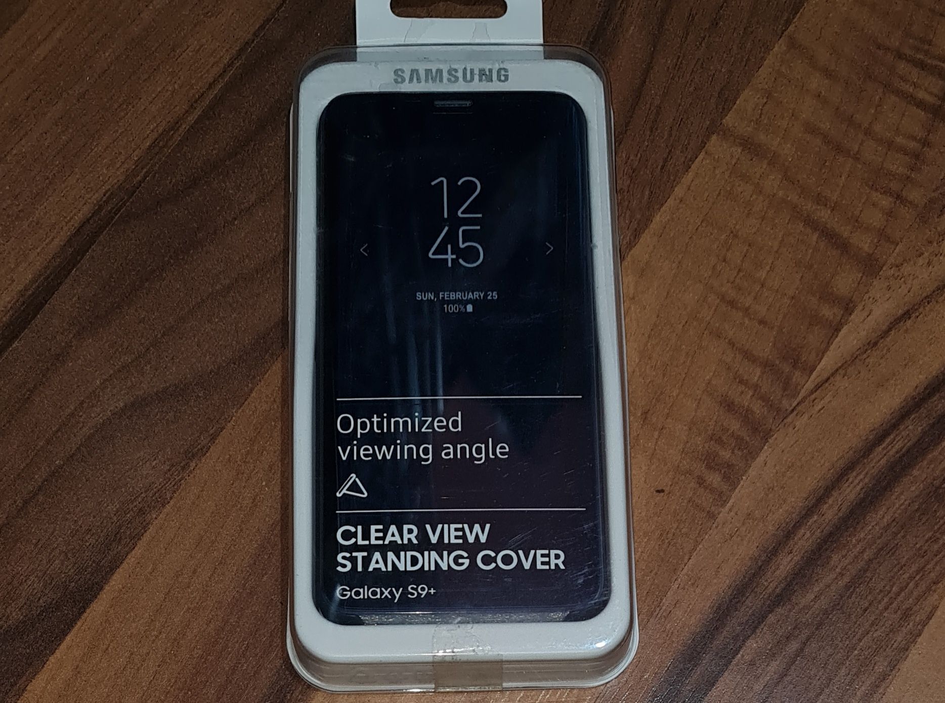 Husa smart activa originala Samsung Clear View Cover S9+ S9 Plus G965