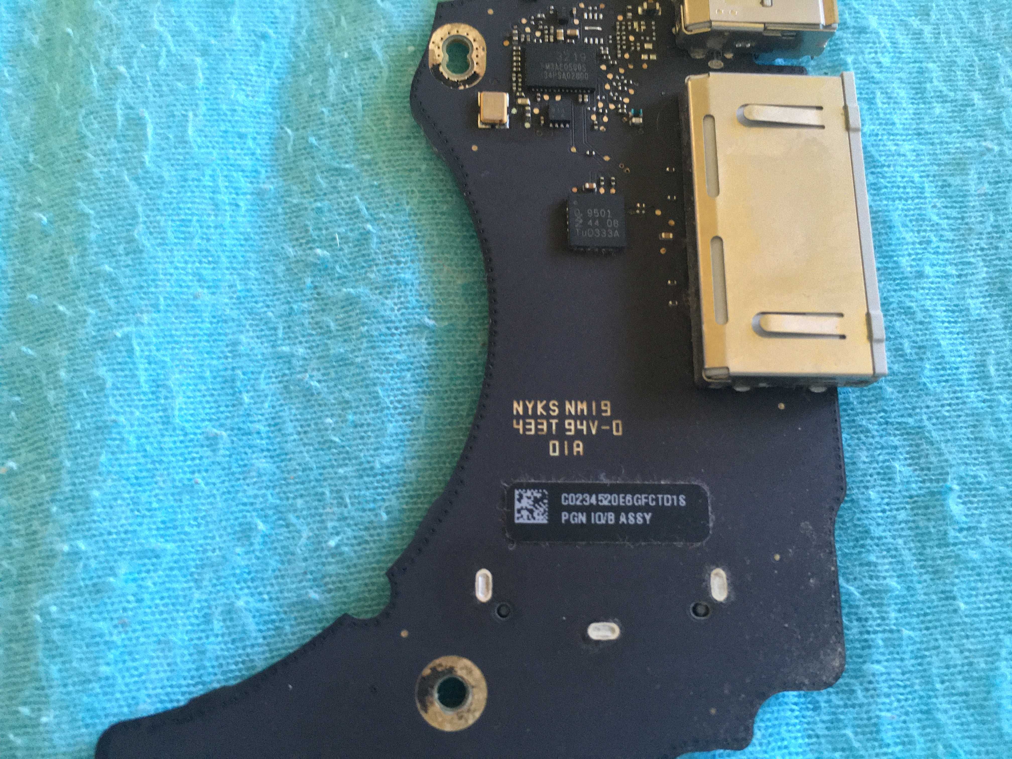 placa i/o (board) macbook pro retina 13" late 2013 - mid 2014, a1502