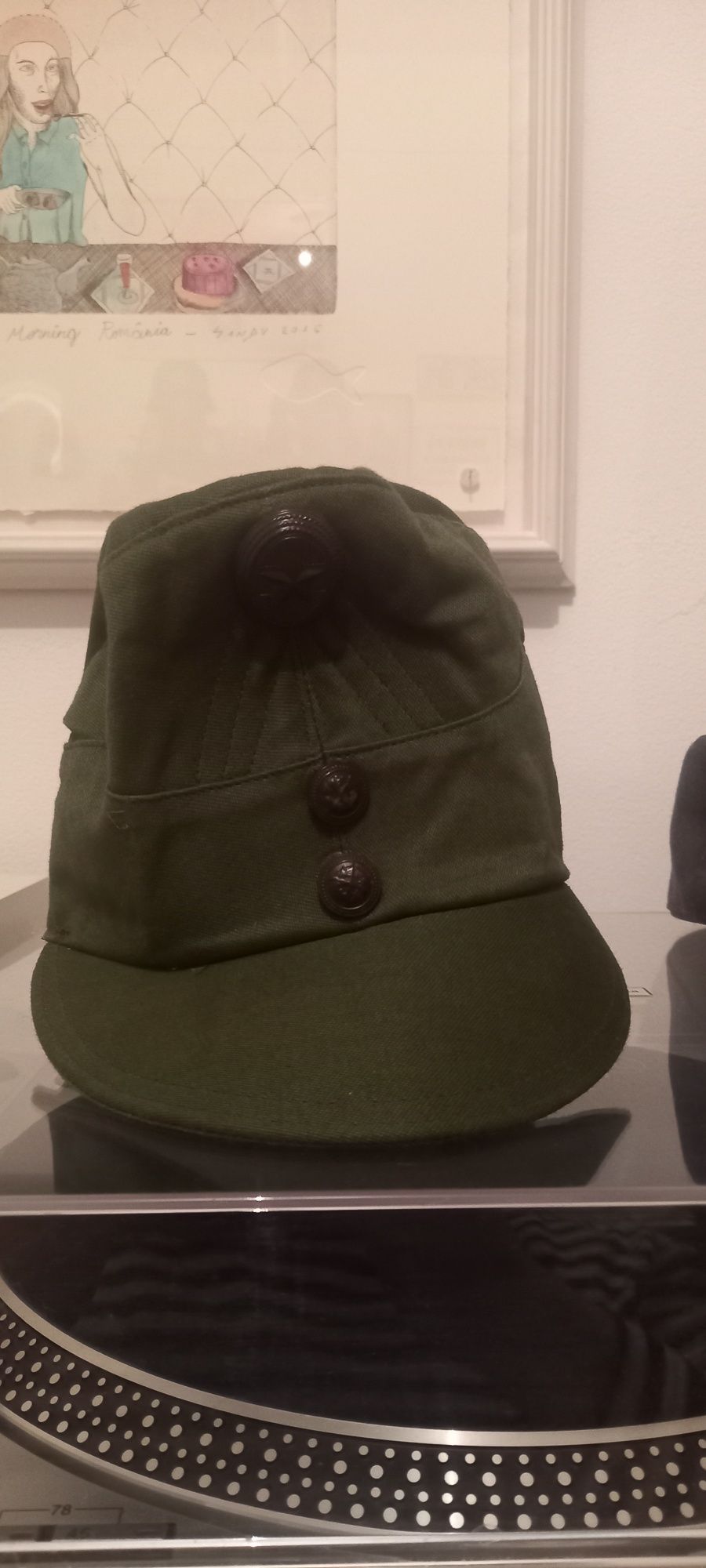 Șapcă militară maghiară perioada comunistă