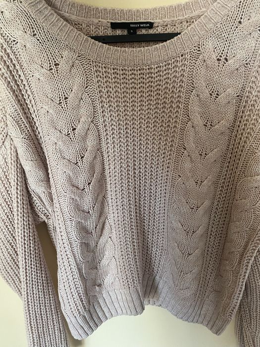 Розов пуловер Tally Weijl размер S