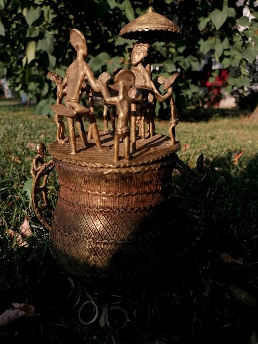 Colecție artefacte Ashanti Ghana/ Bronz masiv/Antiques