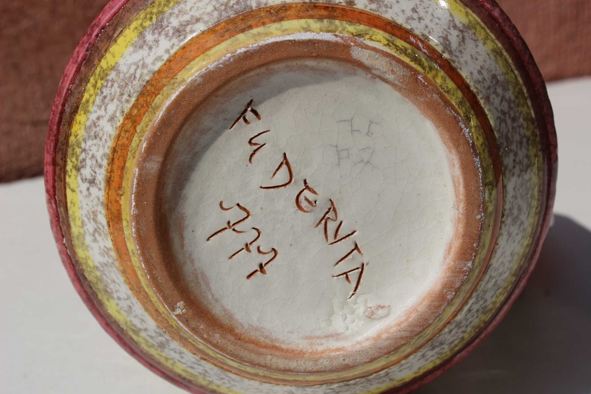 Pocal colectie, Majolica DERUTA, Italia, F4 - Vario