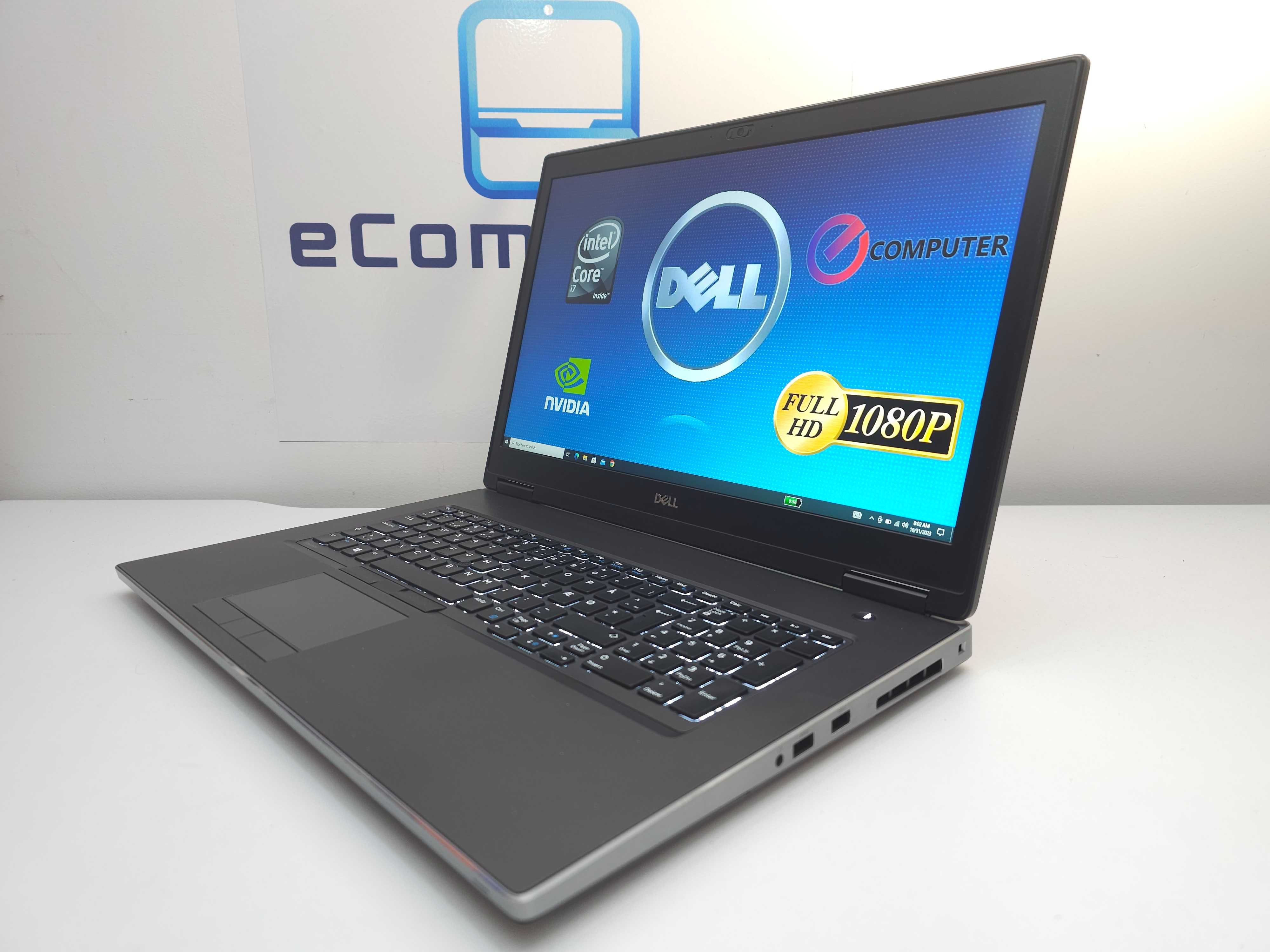 Laptop DELL Precision i7 64gb 3SSD 17.3 inch  RTX 3000 GAMING Garantie