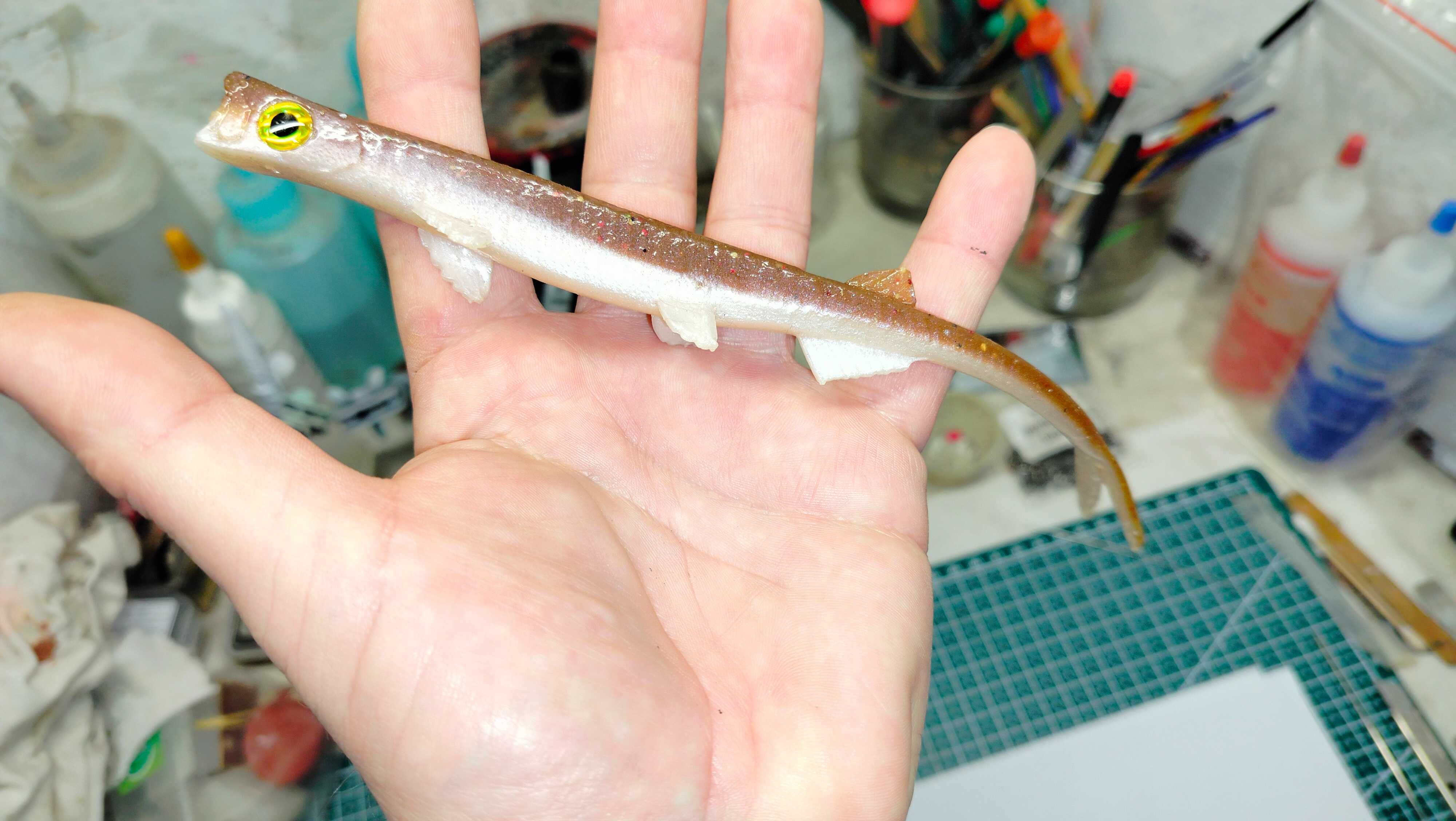 силиконова примамка СЛАГ pelagic slug shad 20см.