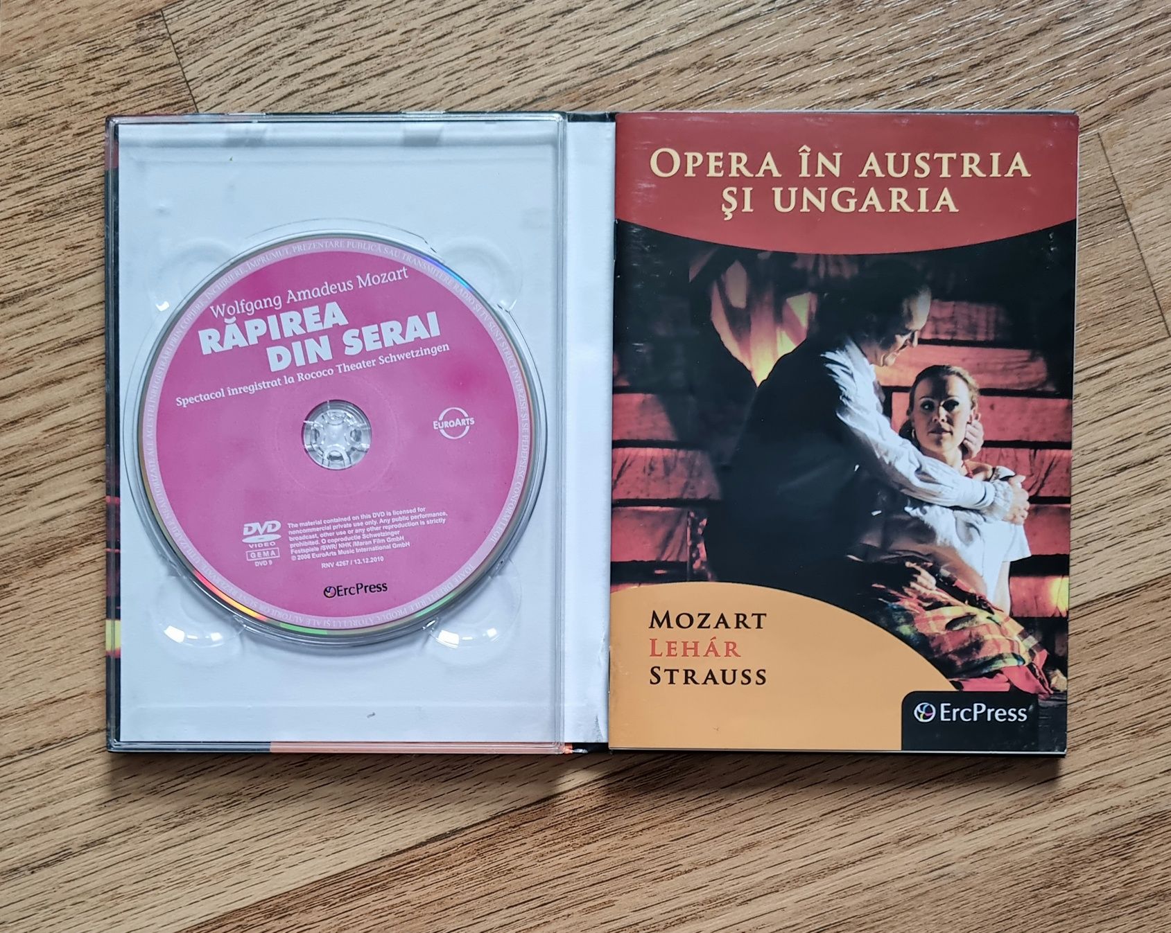 Carticica CD ErcPress Întâlnire la operă 4 Mozart Răpirea din Serai
