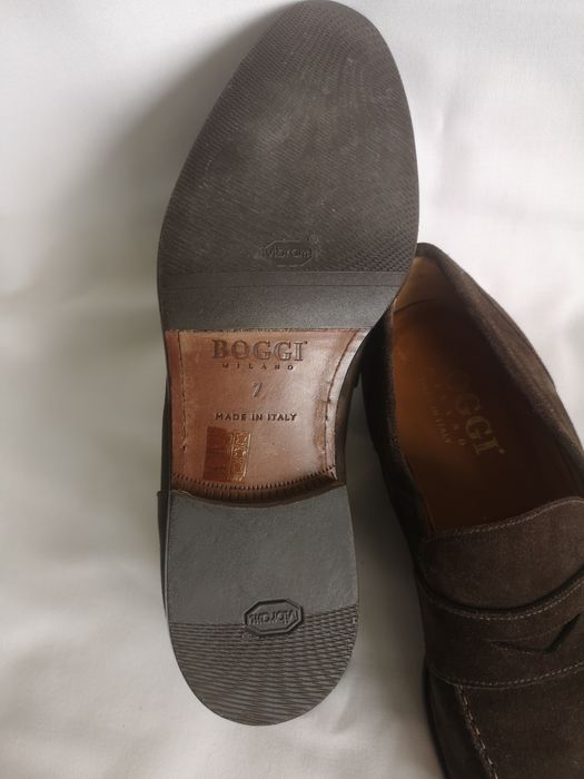 Boggi Milano, мъжки обувки естествен велур, номер 41