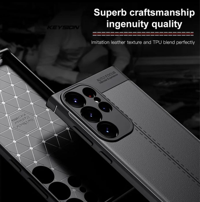 Husa Antisoc model tip PIELE Samsung Galaxy S23 / S23 Plus / S23 Ultra