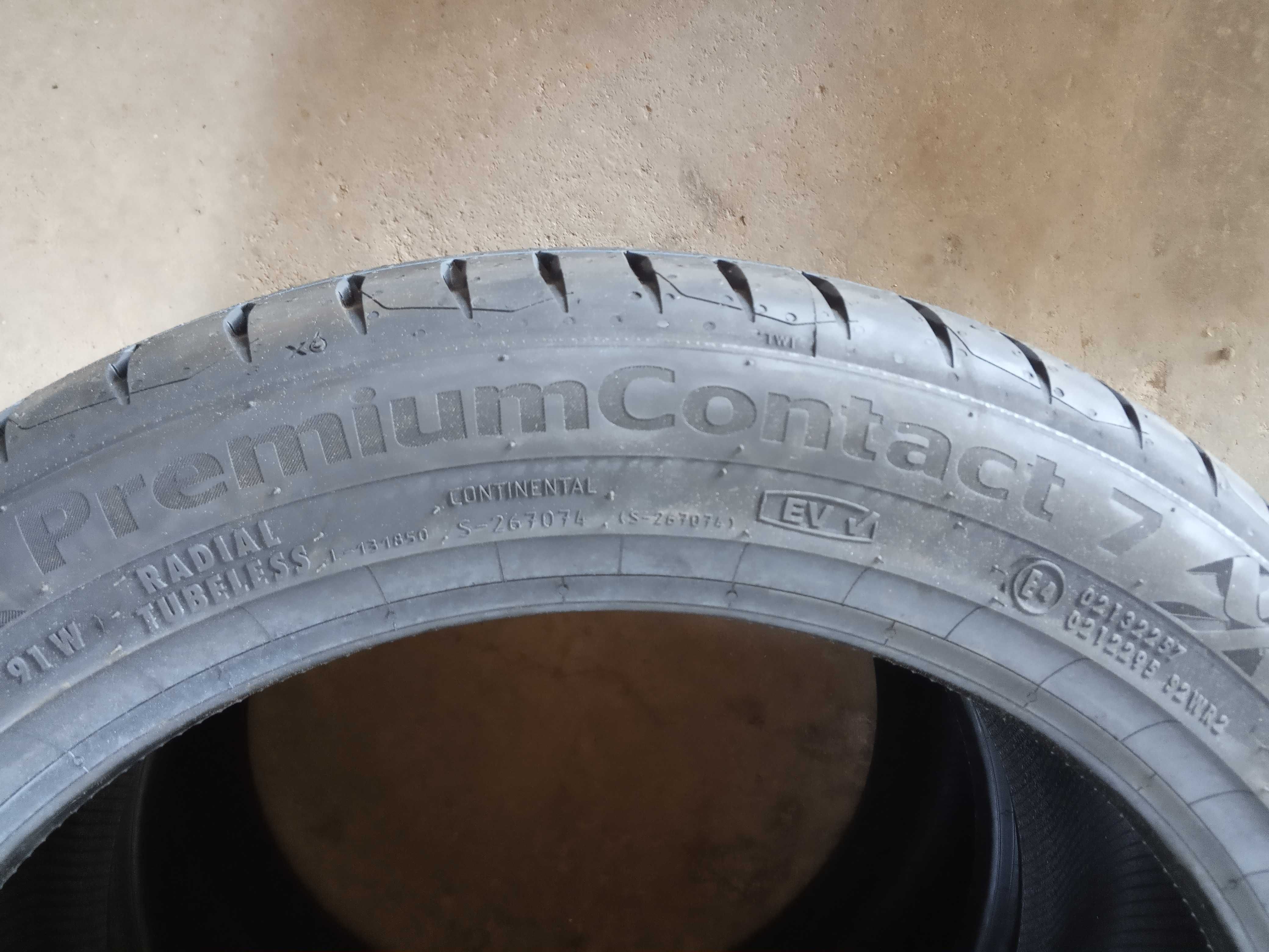 2 Нови летни гуми 225/45R17 Continental PremiumCont7 FR EV 91W DOT2025