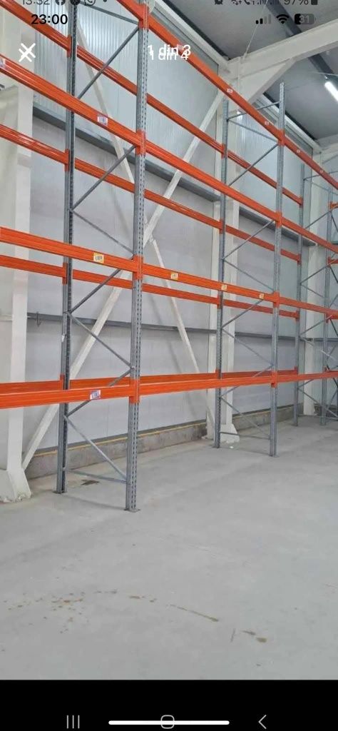 Rafturi metalice industriale profesionale second-hand și noi