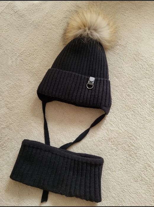 Детская шапка + снуд