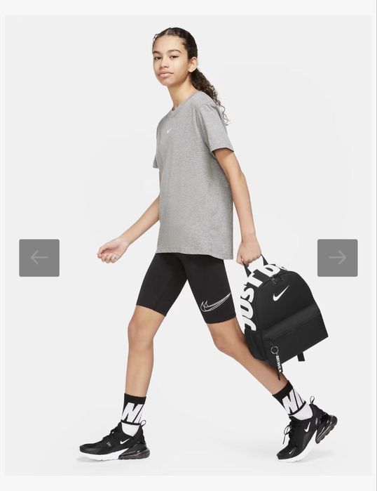 Раница NIKE среден размер / Nike, раница, чанта, дамска, черна