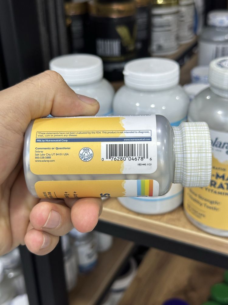 Solaray Selenium 200 mcg 90 капсул