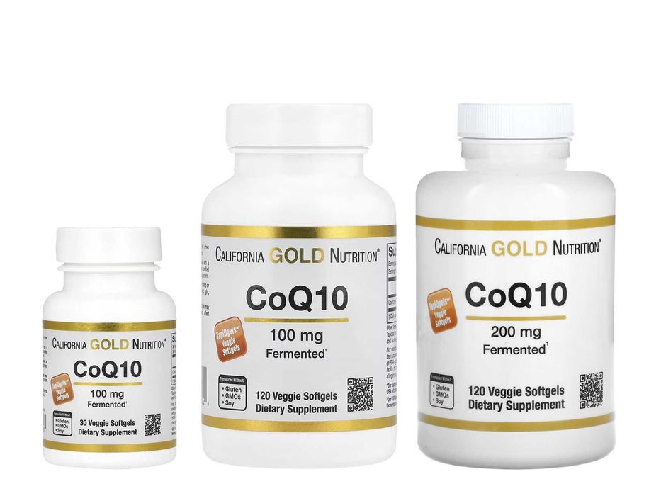 California Gold Nutrition, Коэнзим Q10, 100 мг, 30 растительных капсул